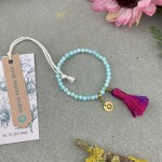 Amazonit bojtos karmala, karkötő